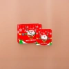 Red Christmas gift bag with Santa Claus pattern festive decoration gift box packaging details Picture